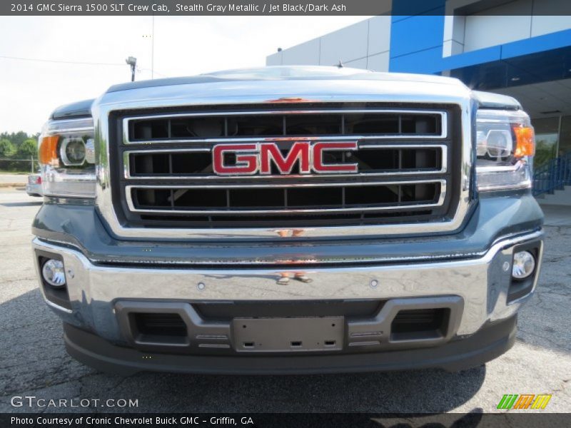 Stealth Gray Metallic / Jet Black/Dark Ash 2014 GMC Sierra 1500 SLT Crew Cab