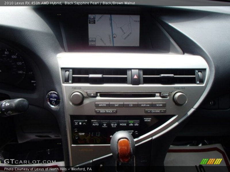 Black Sapphire Pearl / Black/Brown Walnut 2010 Lexus RX 450h AWD Hybrid