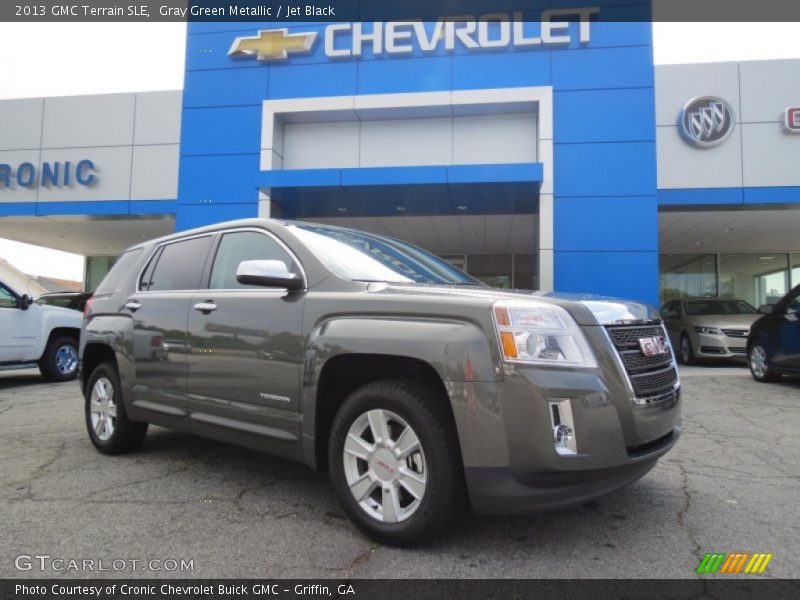 Gray Green Metallic / Jet Black 2013 GMC Terrain SLE