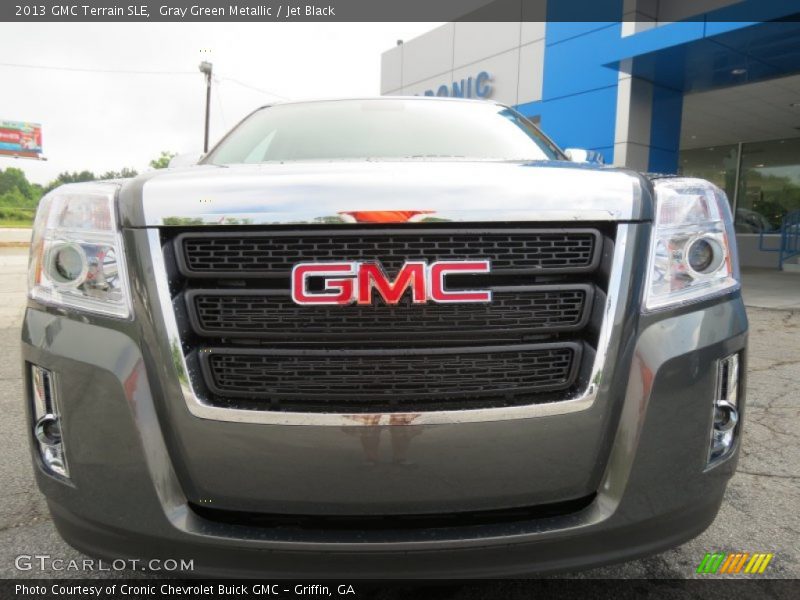 Gray Green Metallic / Jet Black 2013 GMC Terrain SLE