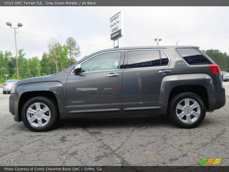 Gray Green Metallic / Jet Black 2013 GMC Terrain SLE