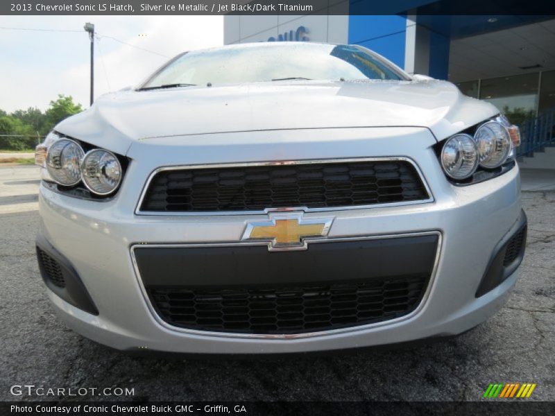 Silver Ice Metallic / Jet Black/Dark Titanium 2013 Chevrolet Sonic LS Hatch
