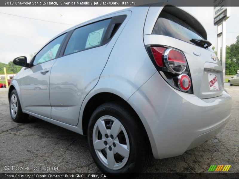 Silver Ice Metallic / Jet Black/Dark Titanium 2013 Chevrolet Sonic LS Hatch