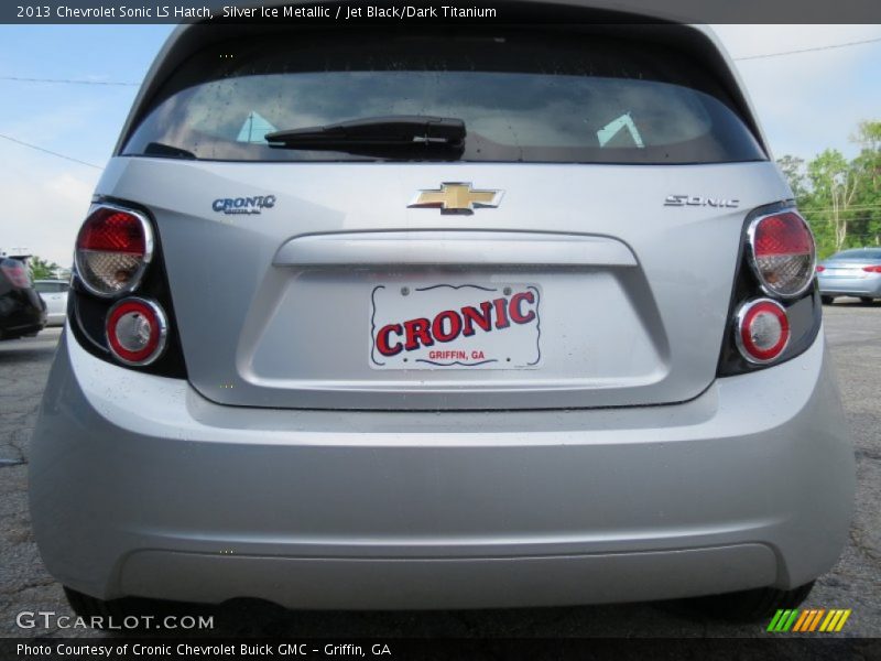 Silver Ice Metallic / Jet Black/Dark Titanium 2013 Chevrolet Sonic LS Hatch