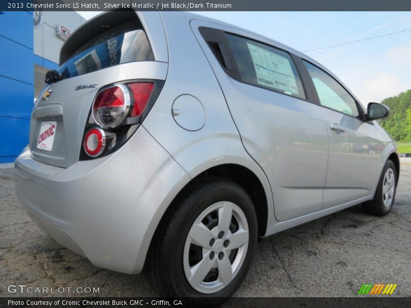 Silver Ice Metallic / Jet Black/Dark Titanium 2013 Chevrolet Sonic LS Hatch