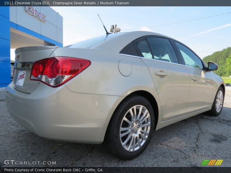 Champagne Silver Metallic / Medium Titanium 2013 Chevrolet Cruze ECO