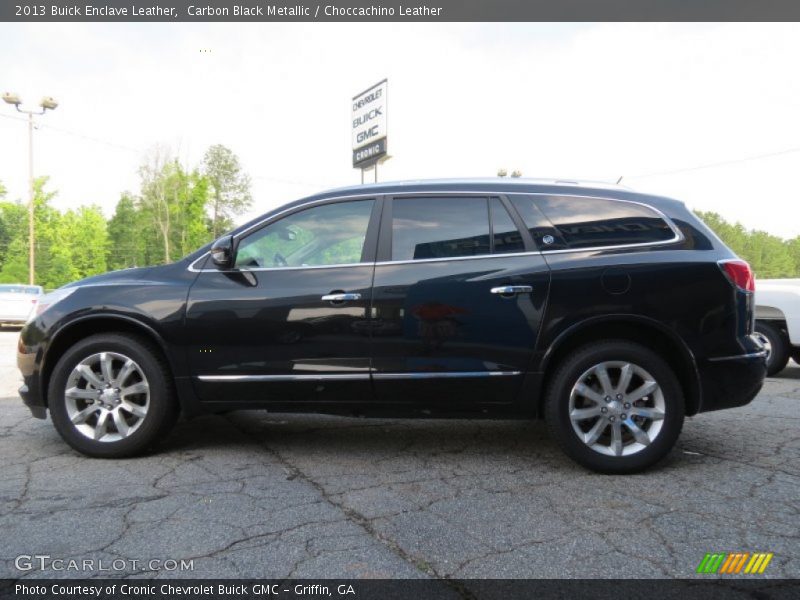 Carbon Black Metallic / Choccachino Leather 2013 Buick Enclave Leather