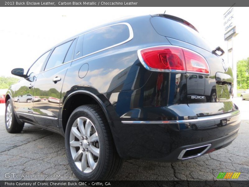 Carbon Black Metallic / Choccachino Leather 2013 Buick Enclave Leather