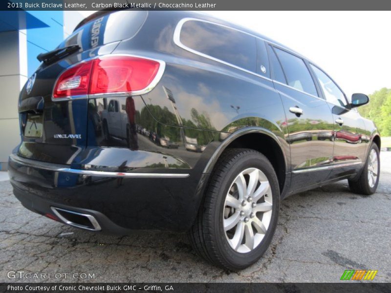 Carbon Black Metallic / Choccachino Leather 2013 Buick Enclave Leather