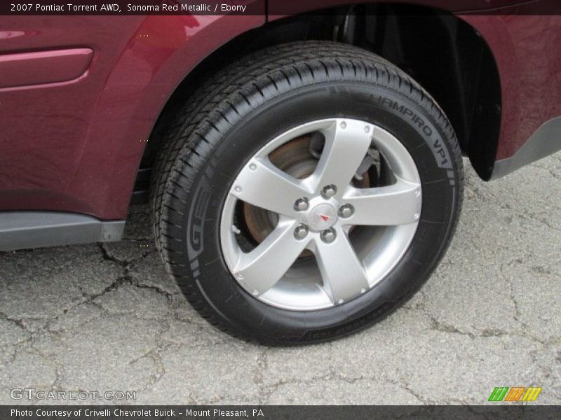 Sonoma Red Metallic / Ebony 2007 Pontiac Torrent AWD