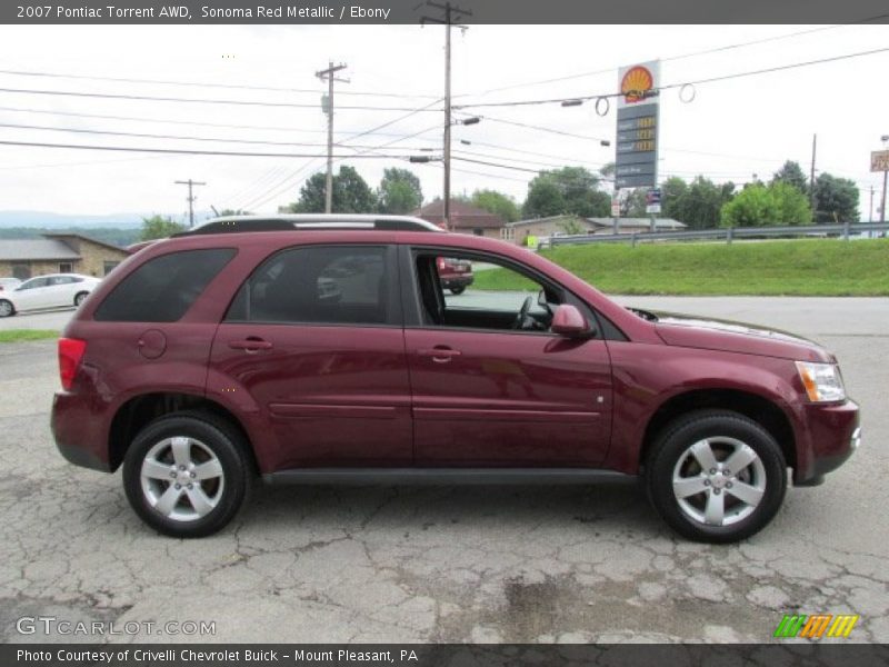 Sonoma Red Metallic / Ebony 2007 Pontiac Torrent AWD