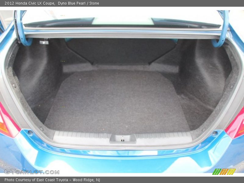 Dyno Blue Pearl / Stone 2012 Honda Civic LX Coupe