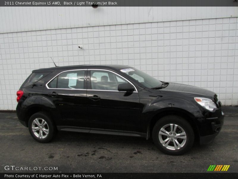 Black / Light Titanium/Jet Black 2011 Chevrolet Equinox LS AWD