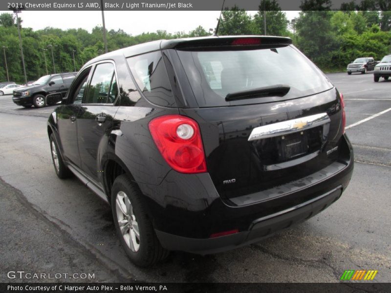 Black / Light Titanium/Jet Black 2011 Chevrolet Equinox LS AWD