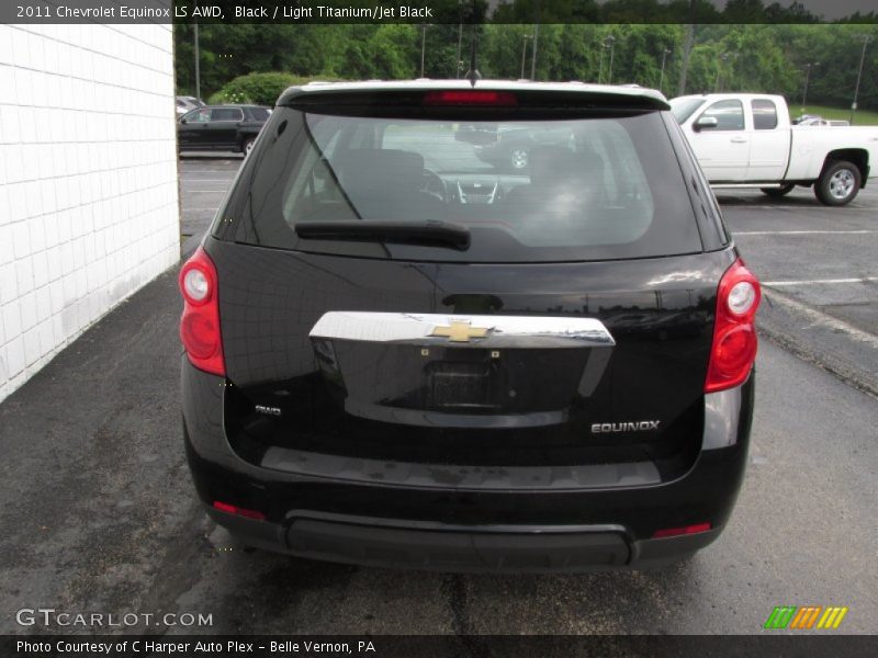 Black / Light Titanium/Jet Black 2011 Chevrolet Equinox LS AWD