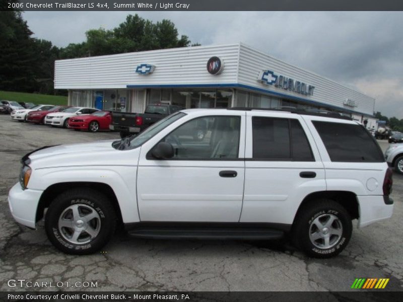 Summit White / Light Gray 2006 Chevrolet TrailBlazer LS 4x4