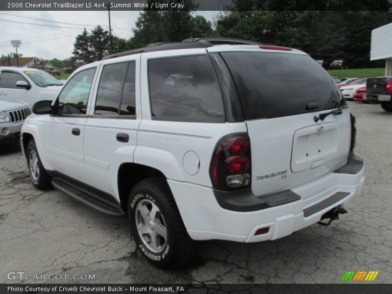 Summit White / Light Gray 2006 Chevrolet TrailBlazer LS 4x4