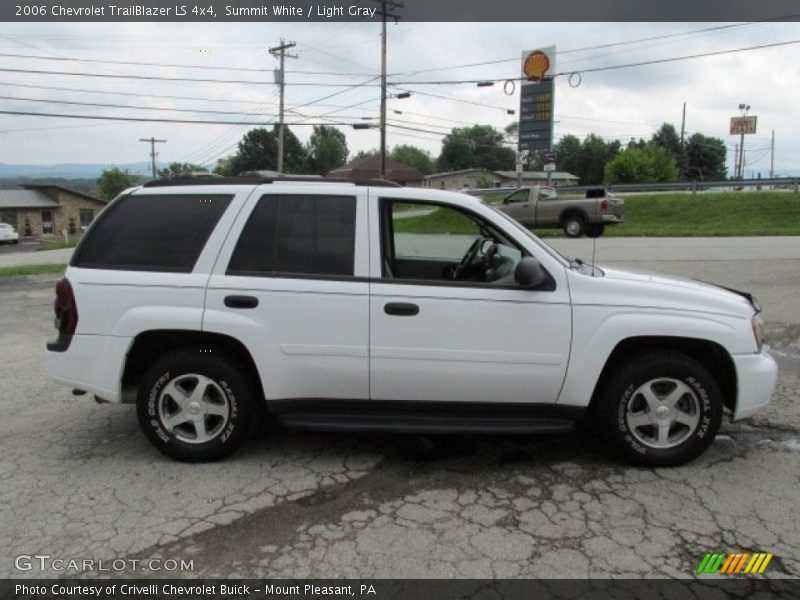 Summit White / Light Gray 2006 Chevrolet TrailBlazer LS 4x4