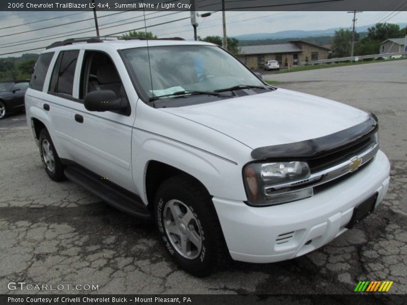 Summit White / Light Gray 2006 Chevrolet TrailBlazer LS 4x4