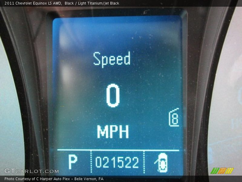 Black / Light Titanium/Jet Black 2011 Chevrolet Equinox LS AWD