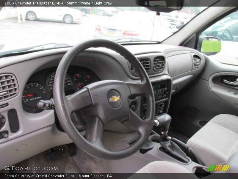 Summit White / Light Gray 2006 Chevrolet TrailBlazer LS 4x4
