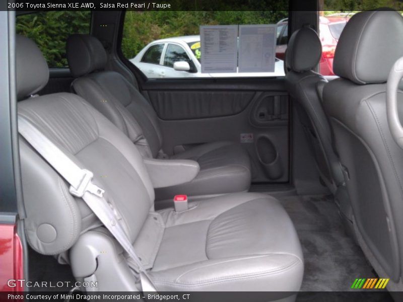Salsa Red Pearl / Taupe 2006 Toyota Sienna XLE AWD