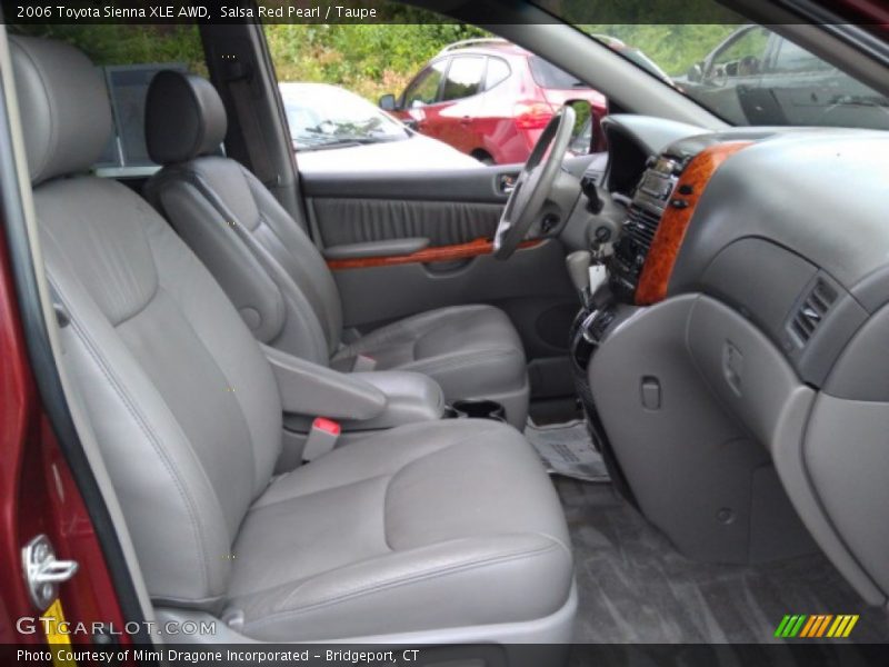 Salsa Red Pearl / Taupe 2006 Toyota Sienna XLE AWD