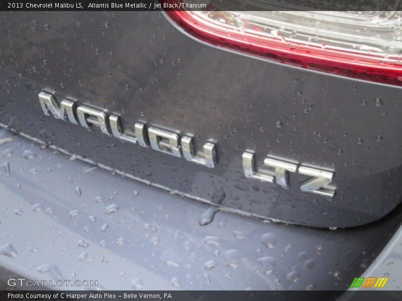 Atlantis Blue Metallic / Jet Black/Titanium 2013 Chevrolet Malibu LS