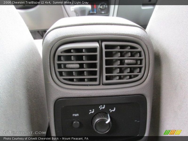Summit White / Light Gray 2006 Chevrolet TrailBlazer LS 4x4