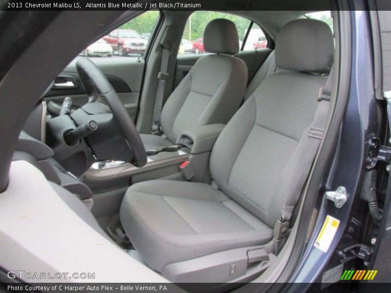 Atlantis Blue Metallic / Jet Black/Titanium 2013 Chevrolet Malibu LS