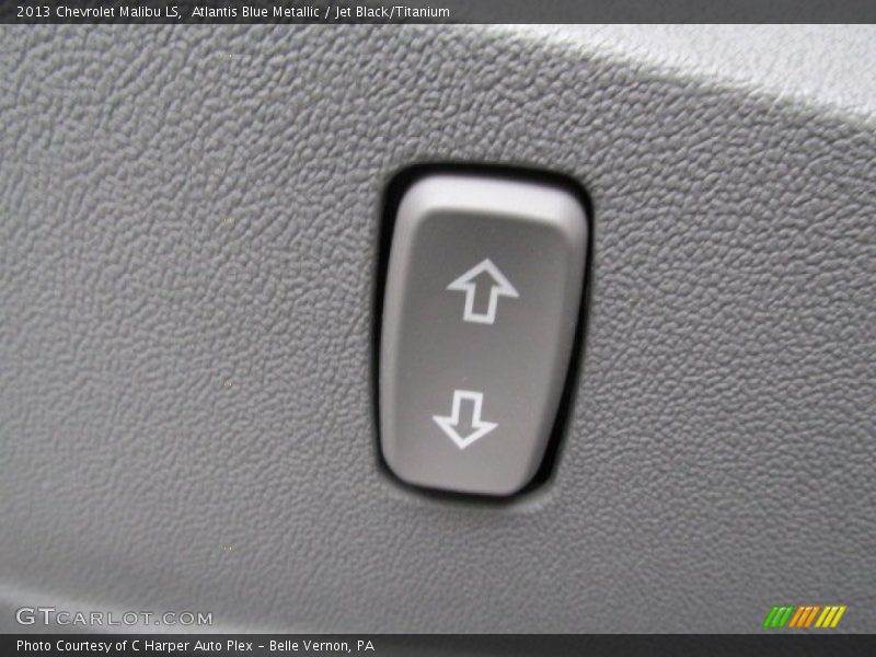 Atlantis Blue Metallic / Jet Black/Titanium 2013 Chevrolet Malibu LS