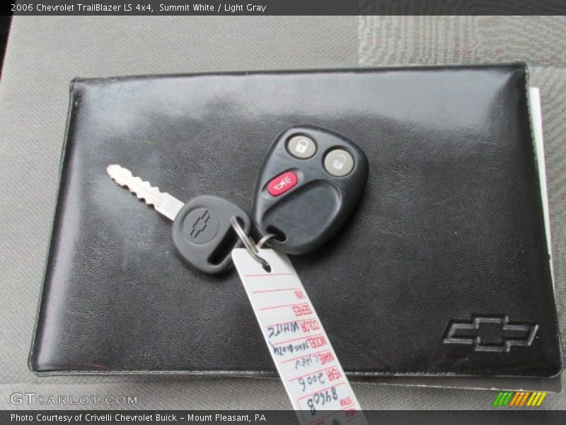 Summit White / Light Gray 2006 Chevrolet TrailBlazer LS 4x4
