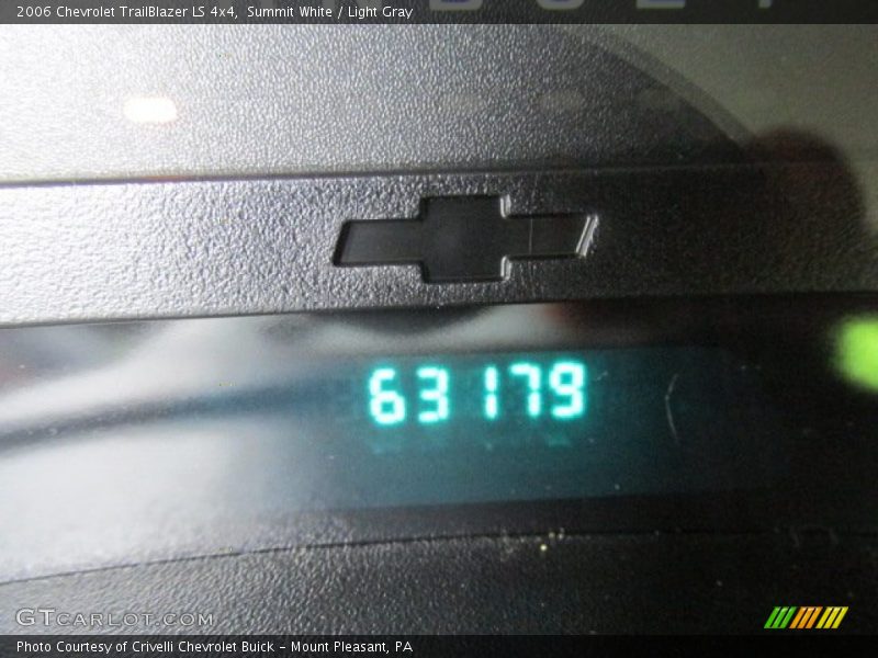 Summit White / Light Gray 2006 Chevrolet TrailBlazer LS 4x4