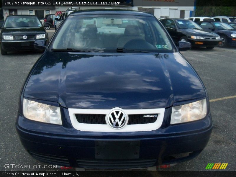 Galactic Blue Pearl / Black 2002 Volkswagen Jetta GLS 1.8T Sedan