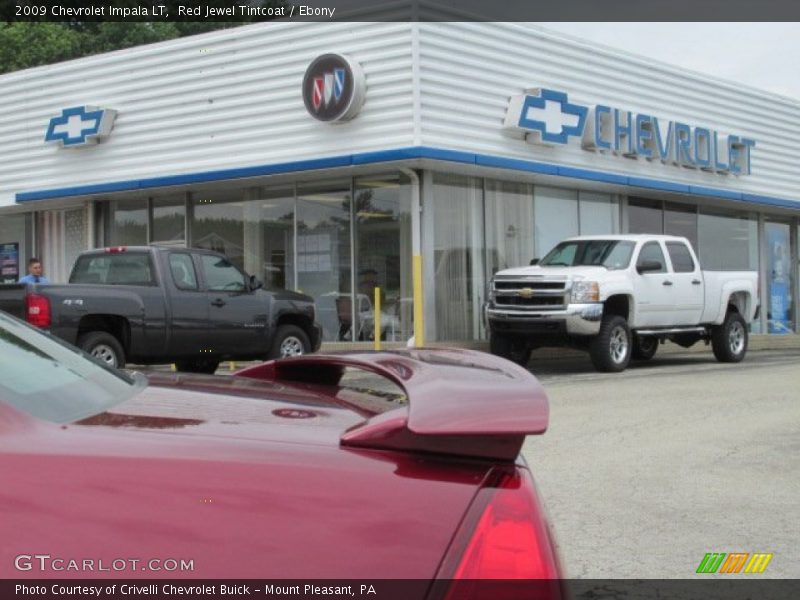 Red Jewel Tintcoat / Ebony 2009 Chevrolet Impala LT