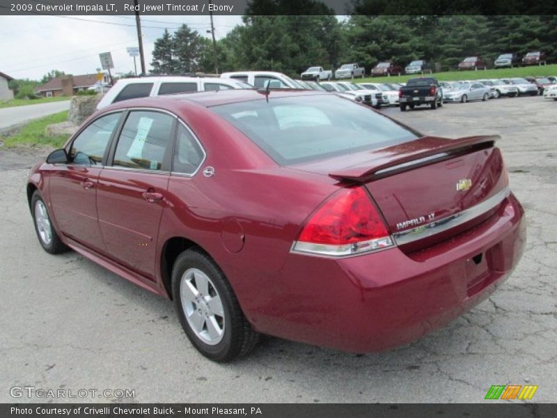 Red Jewel Tintcoat / Ebony 2009 Chevrolet Impala LT