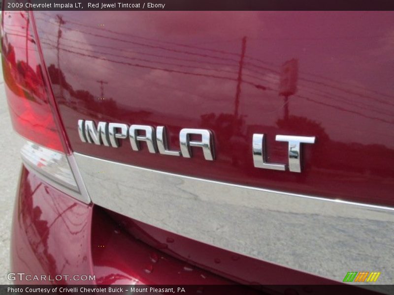 Red Jewel Tintcoat / Ebony 2009 Chevrolet Impala LT