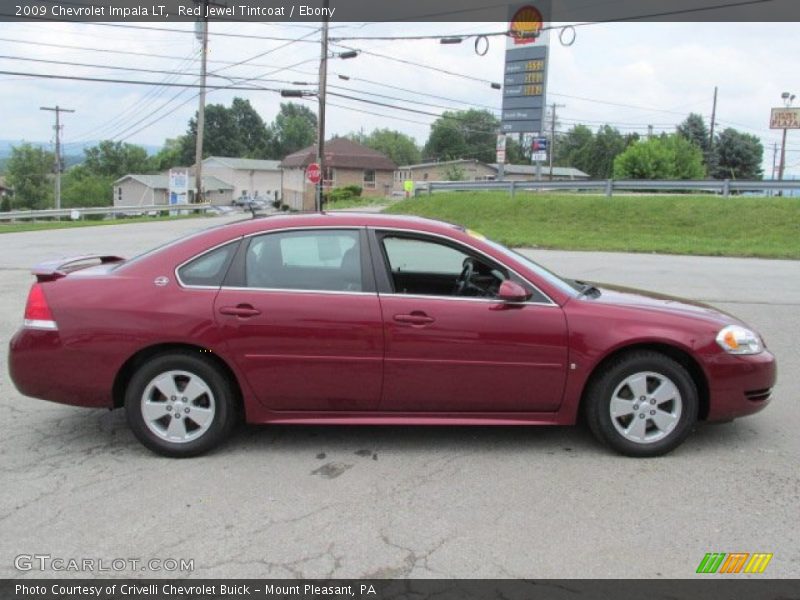 Red Jewel Tintcoat / Ebony 2009 Chevrolet Impala LT