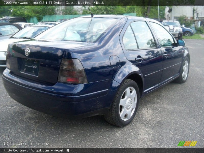 Galactic Blue Pearl / Black 2002 Volkswagen Jetta GLS 1.8T Sedan