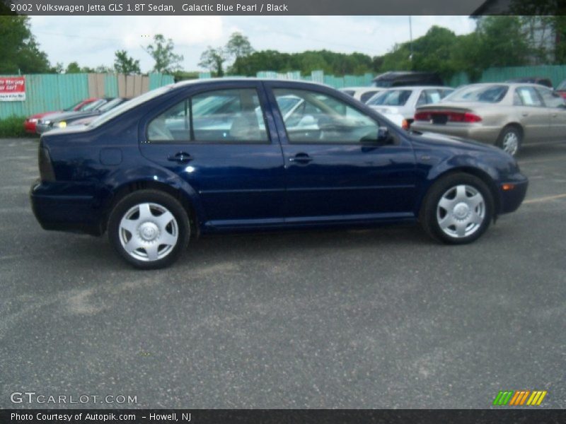 Galactic Blue Pearl / Black 2002 Volkswagen Jetta GLS 1.8T Sedan