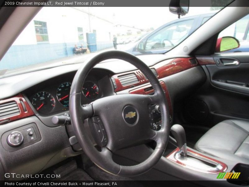Red Jewel Tintcoat / Ebony 2009 Chevrolet Impala LT