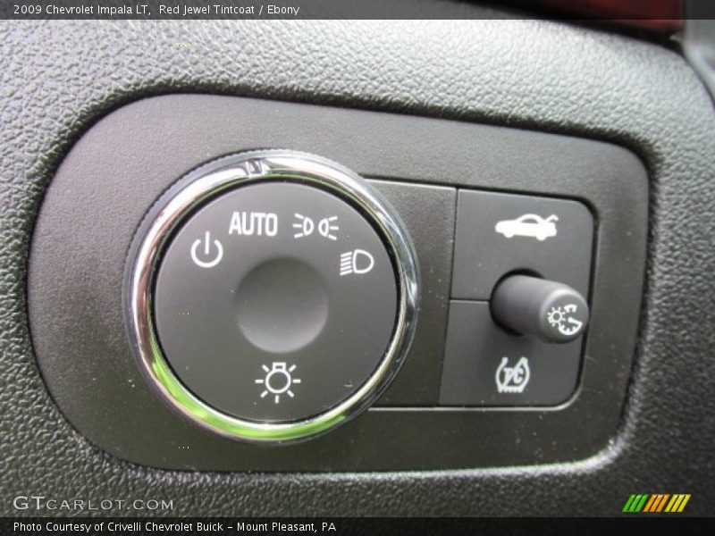 Controls of 2009 Impala LT
