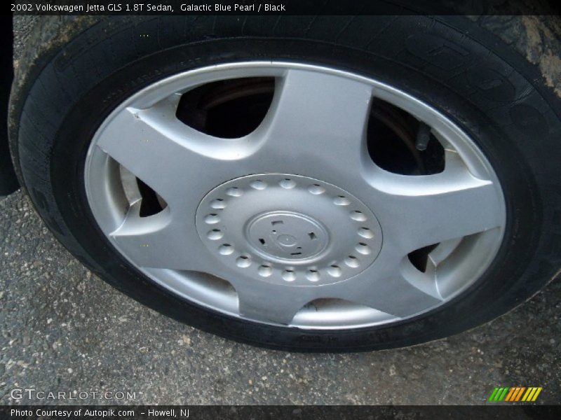 Galactic Blue Pearl / Black 2002 Volkswagen Jetta GLS 1.8T Sedan