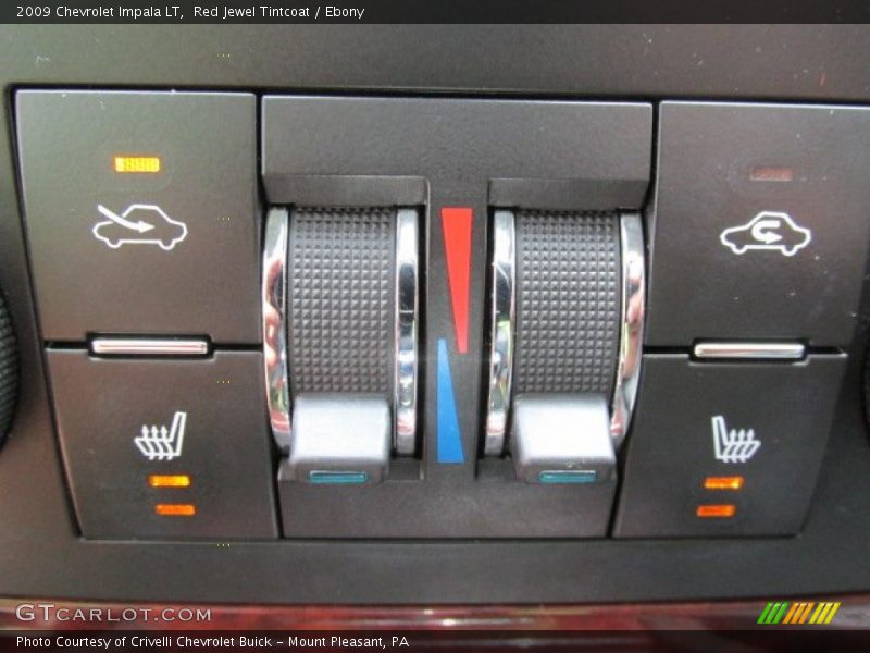 Controls of 2009 Impala LT