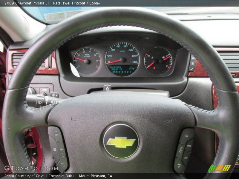 Red Jewel Tintcoat / Ebony 2009 Chevrolet Impala LT