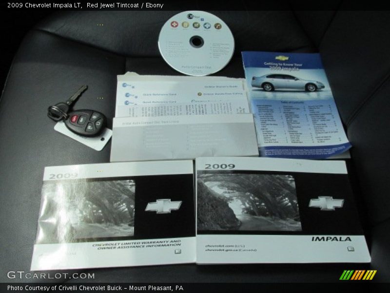 Red Jewel Tintcoat / Ebony 2009 Chevrolet Impala LT