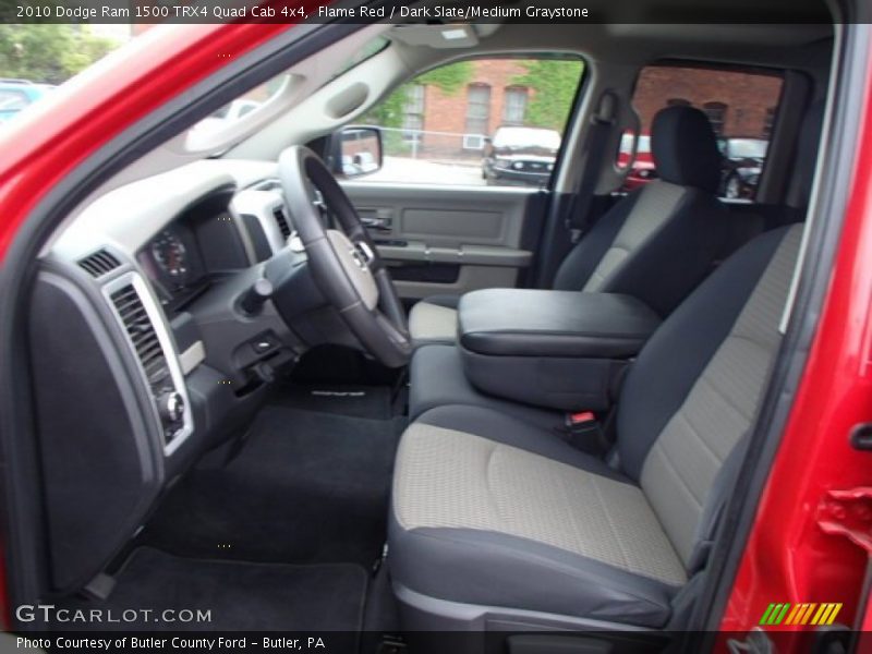 Flame Red / Dark Slate/Medium Graystone 2010 Dodge Ram 1500 TRX4 Quad Cab 4x4