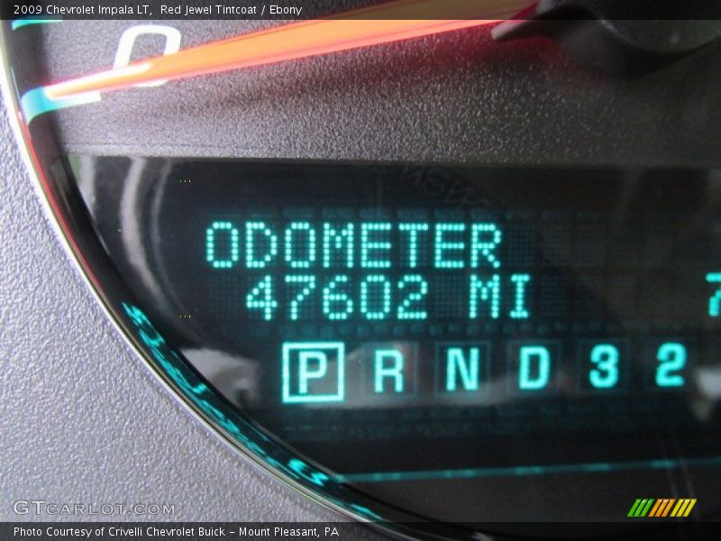 Red Jewel Tintcoat / Ebony 2009 Chevrolet Impala LT