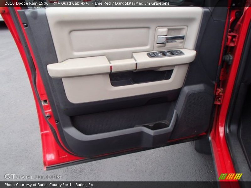 Flame Red / Dark Slate/Medium Graystone 2010 Dodge Ram 1500 TRX4 Quad Cab 4x4
