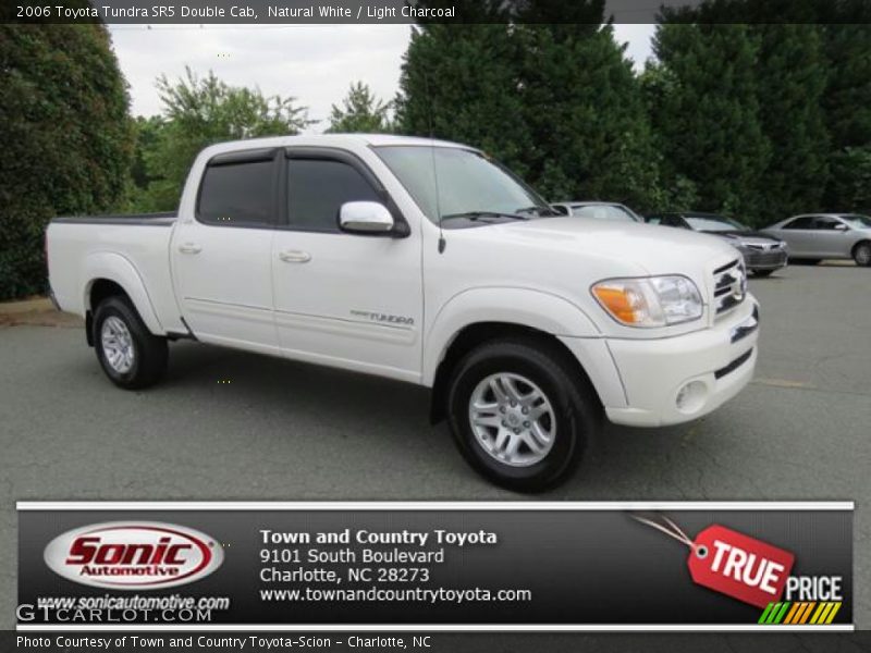 Natural White / Light Charcoal 2006 Toyota Tundra SR5 Double Cab